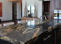 Color shown is Tao from the Silestone Zen Series.